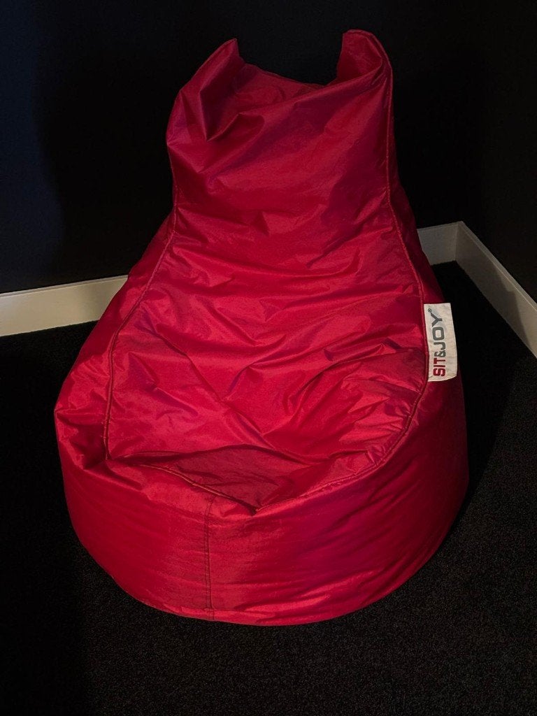 Zitzak rood Sit&Joy, Ophalen, Zo goed als nieuw, Rood, Zitzak