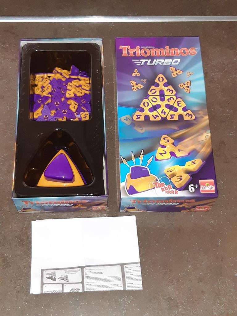Triomino's turbo nieuwstaat, Ophalen of Verzenden, Zo goed als nieuw