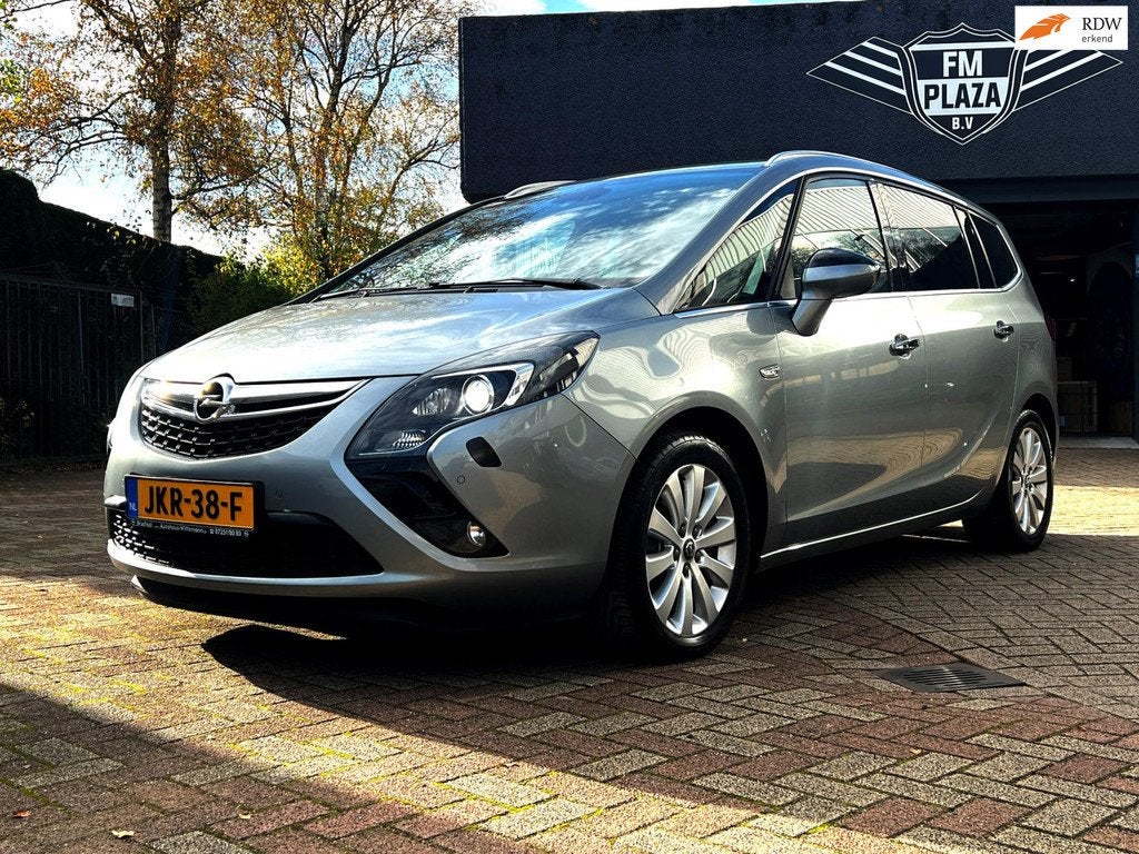 Opel ZAFIRA TOURER 1.4 Cosmo 7p Automaat_Cruise_Navi_Clima, Euro 5, 15 km/l, 4 cilinders, 7 stoelen