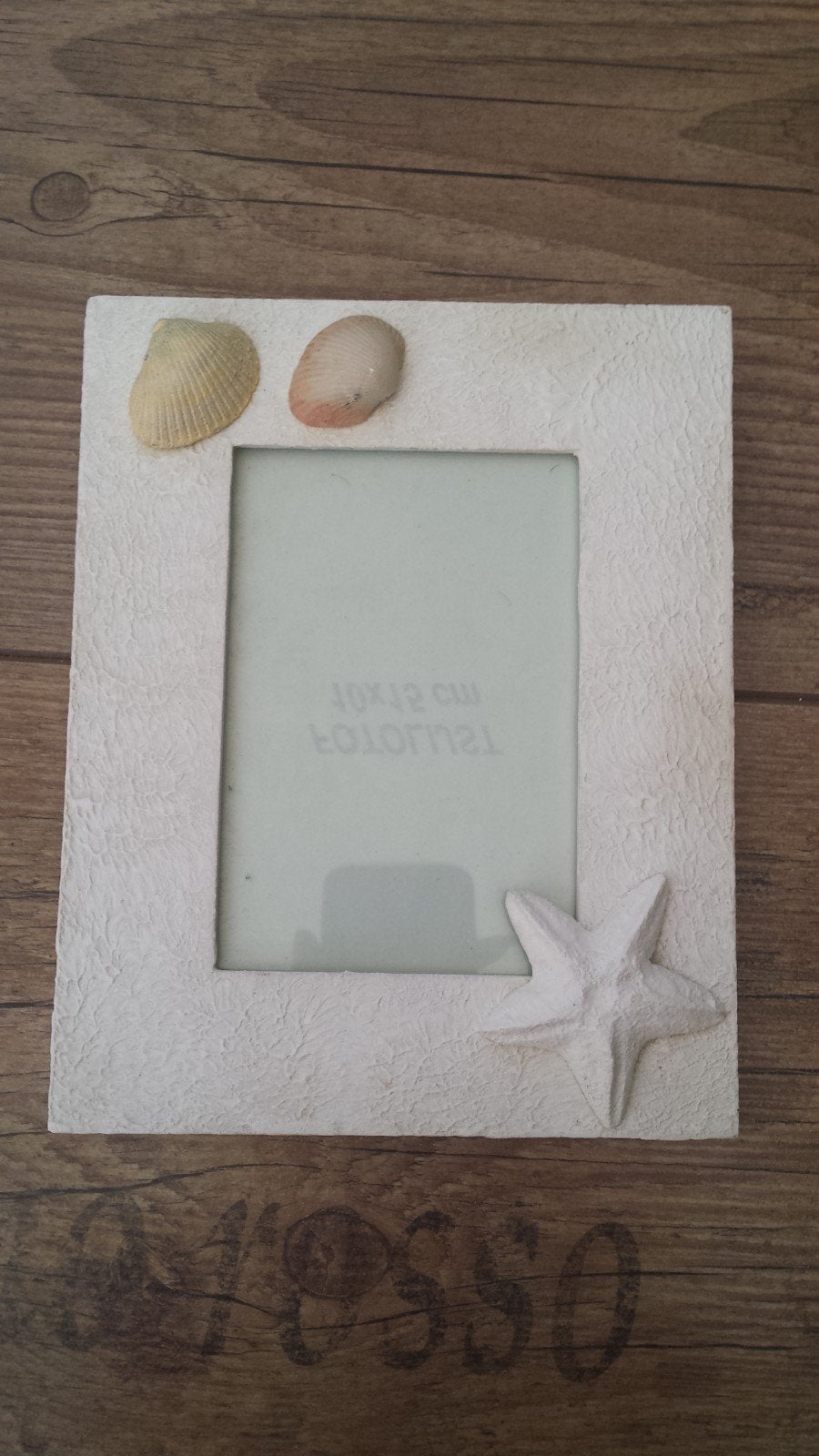 Fotolijst met zeester en schelp, Ophalen of Verzenden, Nieuw, Standaard fotolijst