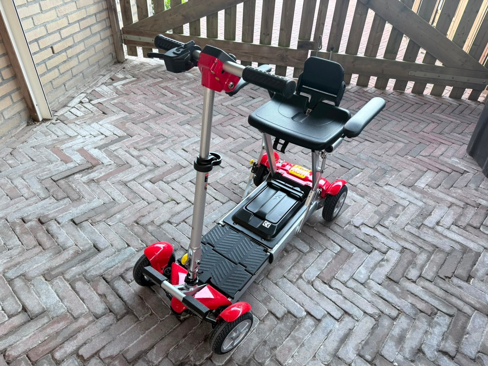 Opvouwbare  scootmobiel vermeier m lite, Diversen, Brommobielen en Scootmobielen, Ophalen, 10 km/u of minder, Zo goed als nieuw