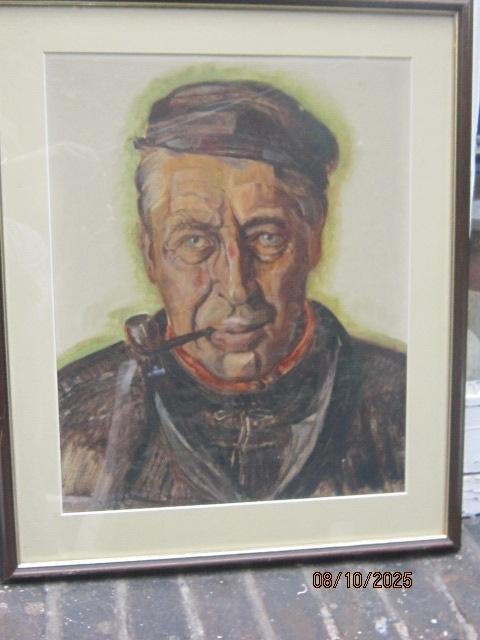 Mooi geschild Portret v/e Boer, T.J.Groeneveld (.Scheen Lex), Antiek en Kunst, Kunst | Schilderijen | Klassiek, Ophalen of Verzenden