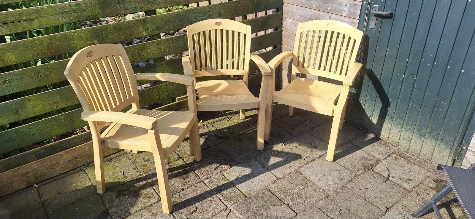 Hartman Prestige tuinstoelen - 3 stuks, Ophalen of Verzenden, Gebruikt, Kunststof