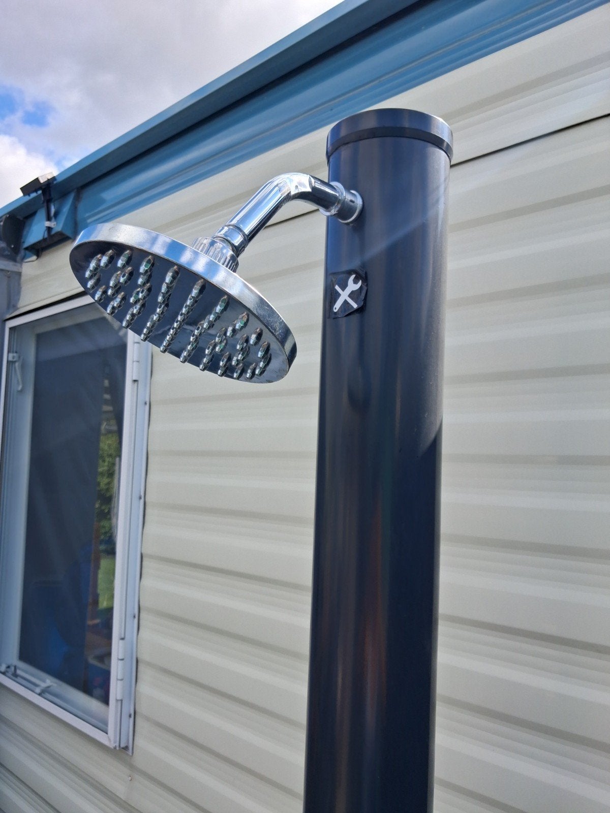 Buitendouche met kraan - Ideaal voor tuin of camping, Ophalen, Gebruikt