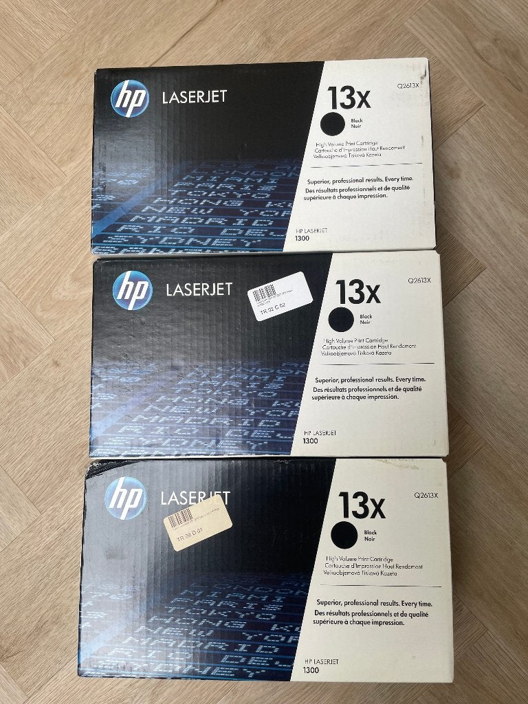3 x nieuwe toner HP Q2613X (HP 13X) voor de HP 1300 serie, Computers en Software, Printerbenodigdheden, Nieuw, Toner, Ophalen of Verzenden