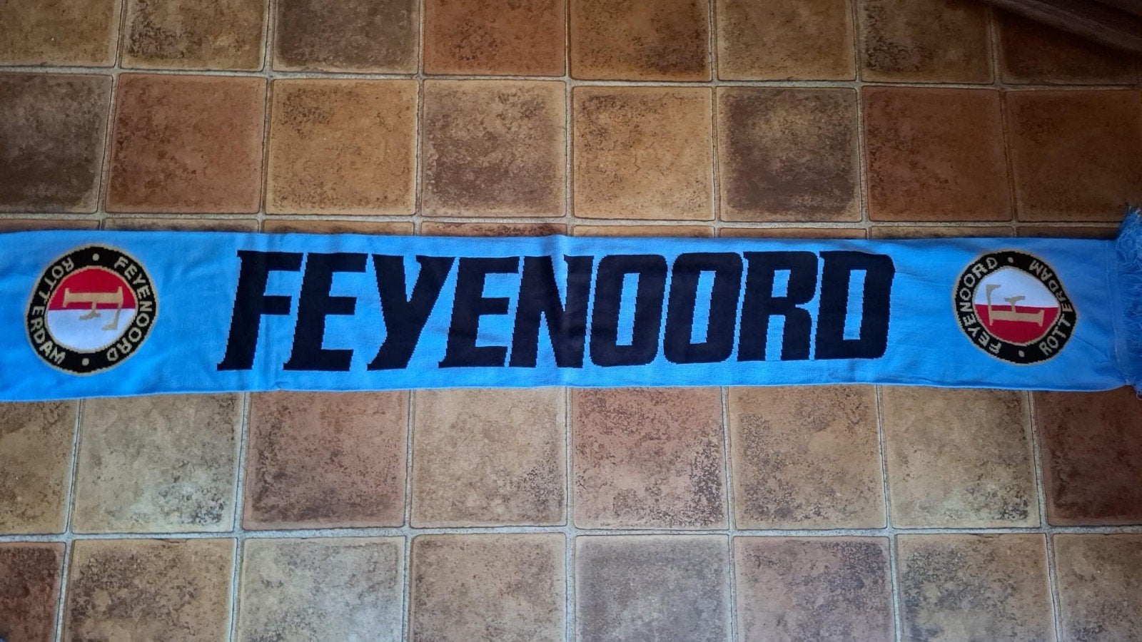 Feyenoord sjaal, blauw, nieuw, Verzenden, Nieuw, Feyenoord, Vaantje of Sjaal