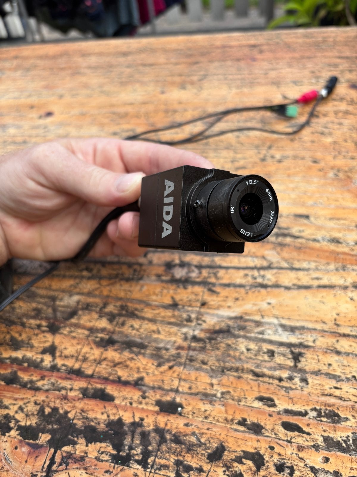 AIDA HD-100A Full HD HDMI POV Camera + 3MP Lens + Voeding, Verzenden, Zo goed als nieuw, Audio
