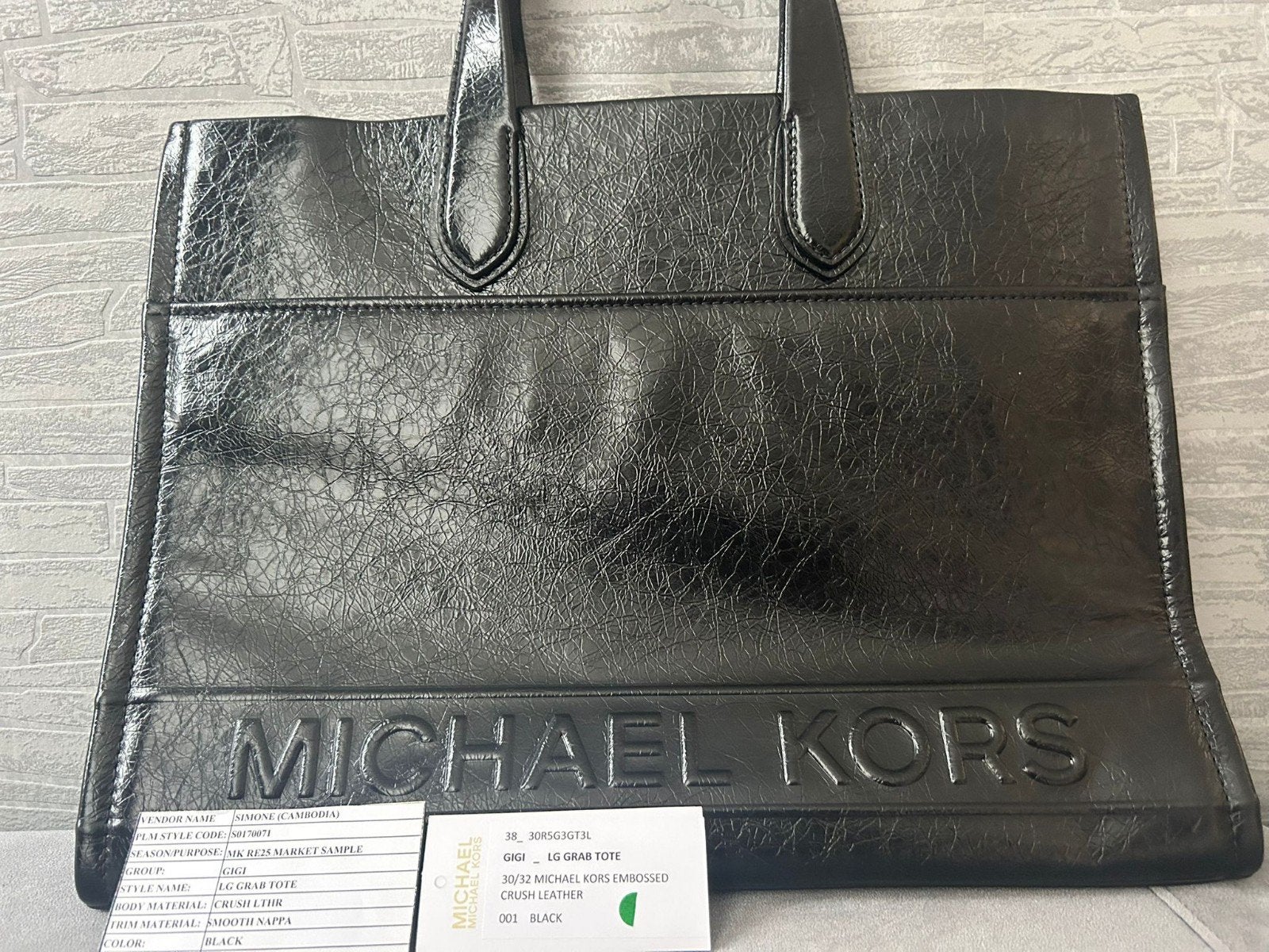 Mooie leren Michael Kors tas, Sieraden, Tassen en Uiterlijk, Tassen | Damestassen, Ophalen of Verzenden, Zo goed als nieuw, Zwart