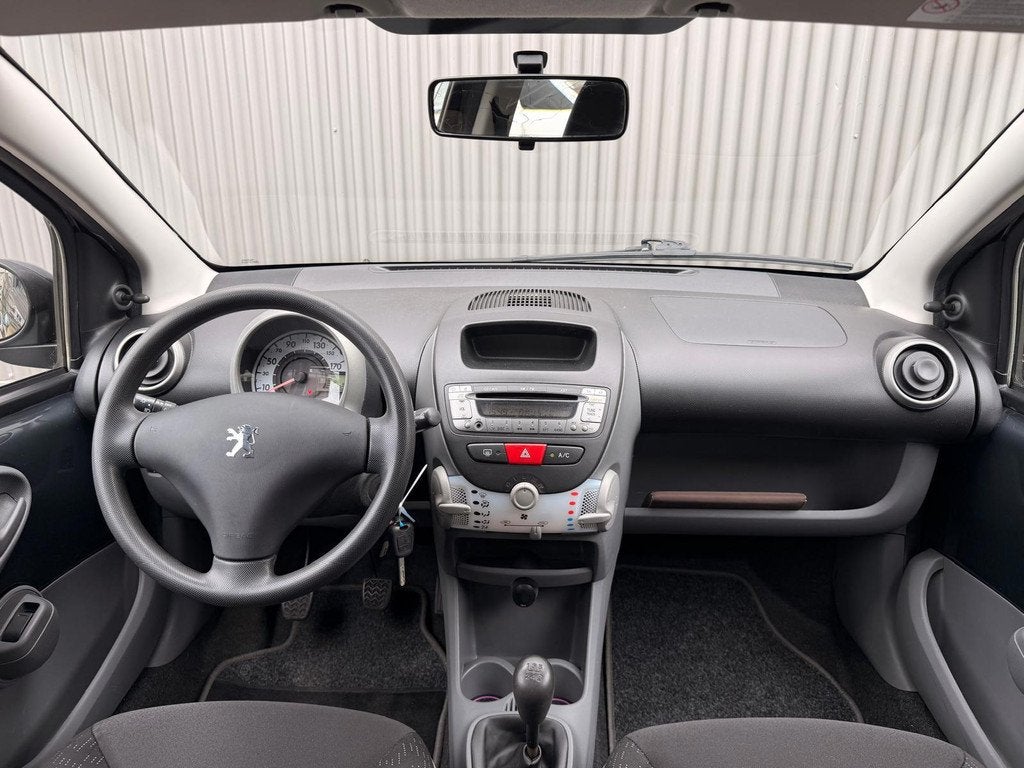 Peugeot 107 1.0-12V Sublime Airco|Elektrische ramen|Centrale, Auto's, Peugeot, Voorwielaandrijving, Gebruikt, Zwart, 4 stoelen