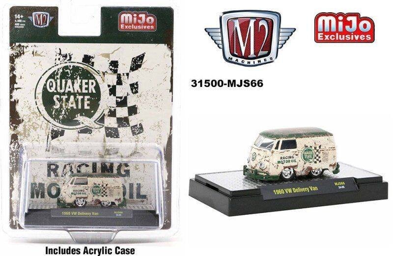 1960 VW Volkswagen bus Delivery Van van M2 1/64 Quaker State, Ophalen of Verzenden, Nieuw, Auto