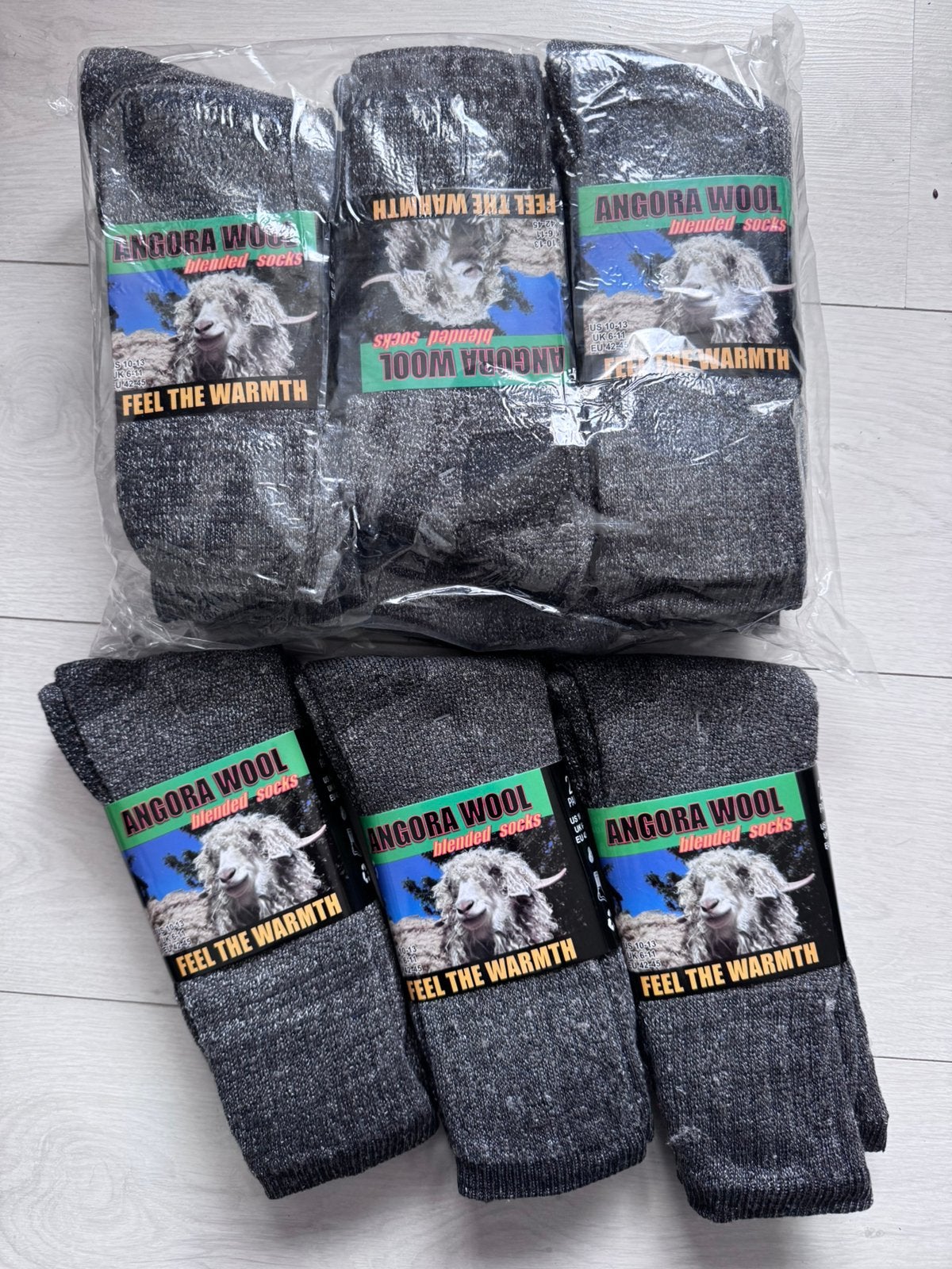 Angora sokken nieuw!, Ophalen of Verzenden, Nieuw, Maat 43 t/m 46, Zwart
