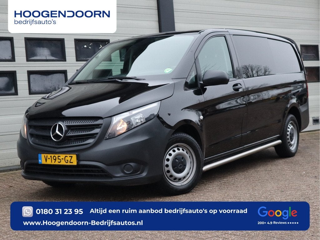 Mercedes-Benz Vito 111 CDI Euro 6 Lang L2 DC 5 Pers. - Trekh, Auto's, Voorwielaandrijving, Stof, Gebruikt, Euro 6