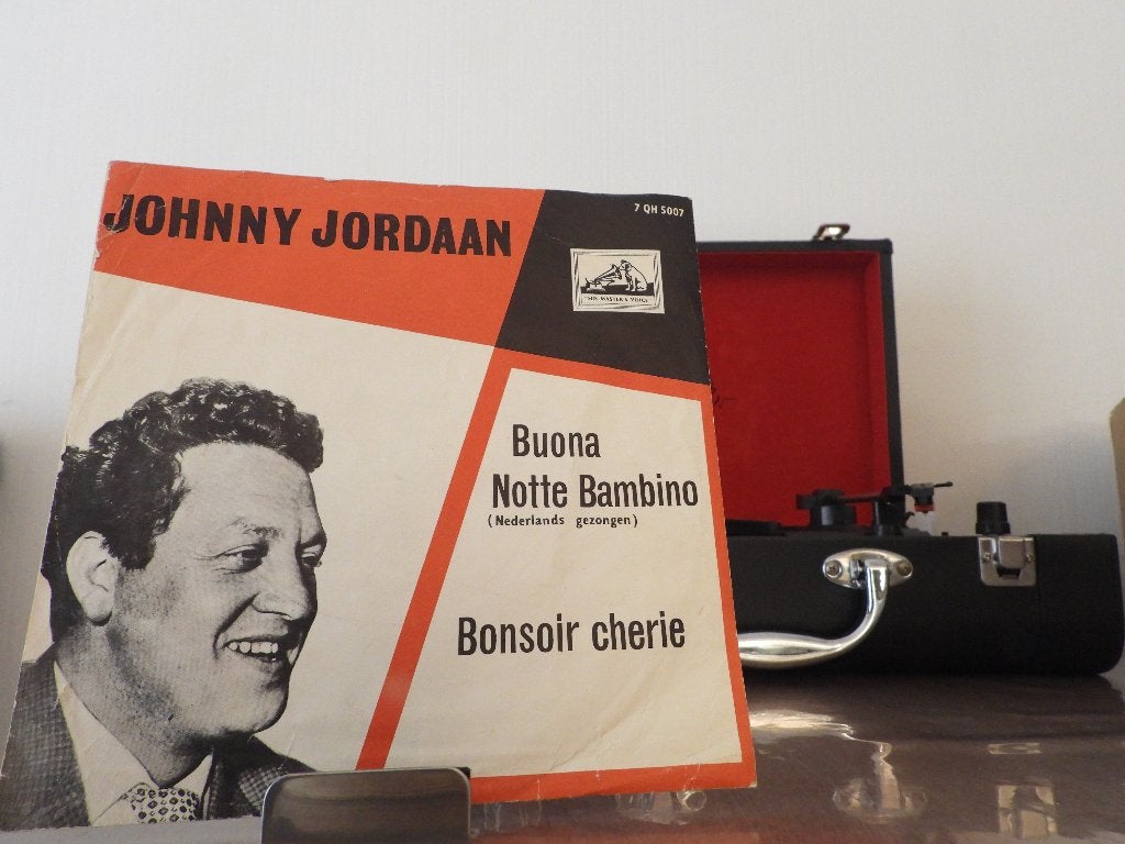 Johnny Jordaan – Buona Notte Bambino  - Bonsoir Cherie, Ophalen of Verzenden, Gebruikt, Pop