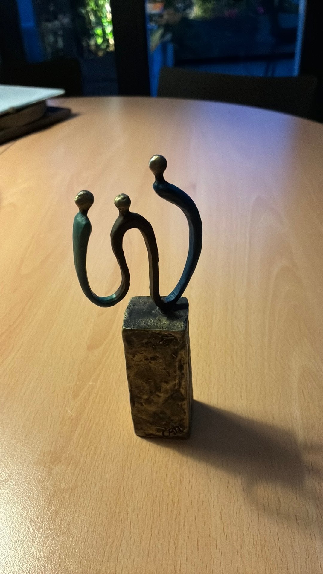 Kunst, Minder dan 20 cm, Ophalen of Verzenden, Brons, Op sokkel