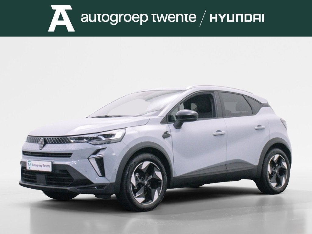 Renault Captur 1.3 MH 160pk Techno | Automaat | Private leas, Auto's, Gebruikt, Zwart, 4 cilinders, Leder en Stof