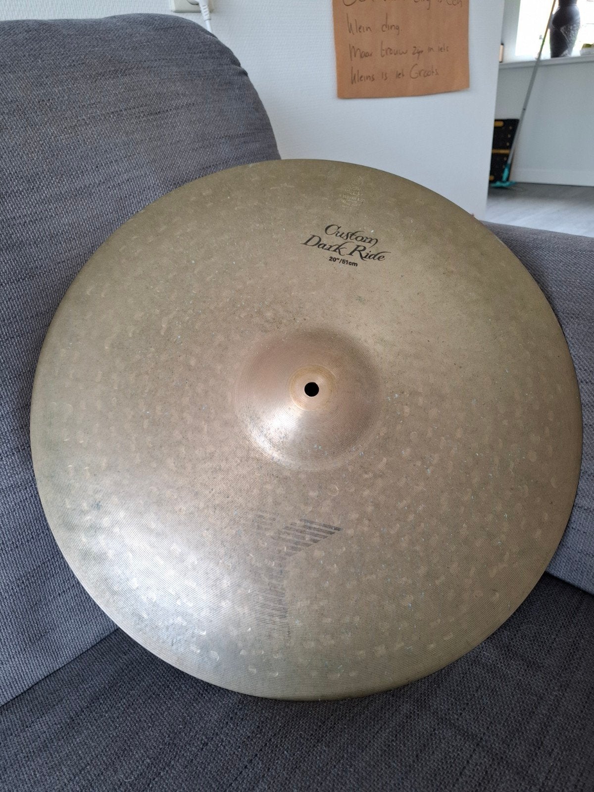 Zildjian A Custom Dark Ride 20 inch / 51 cm Cimbaal, Ophalen of Verzenden, Gebruikt, Overige merken