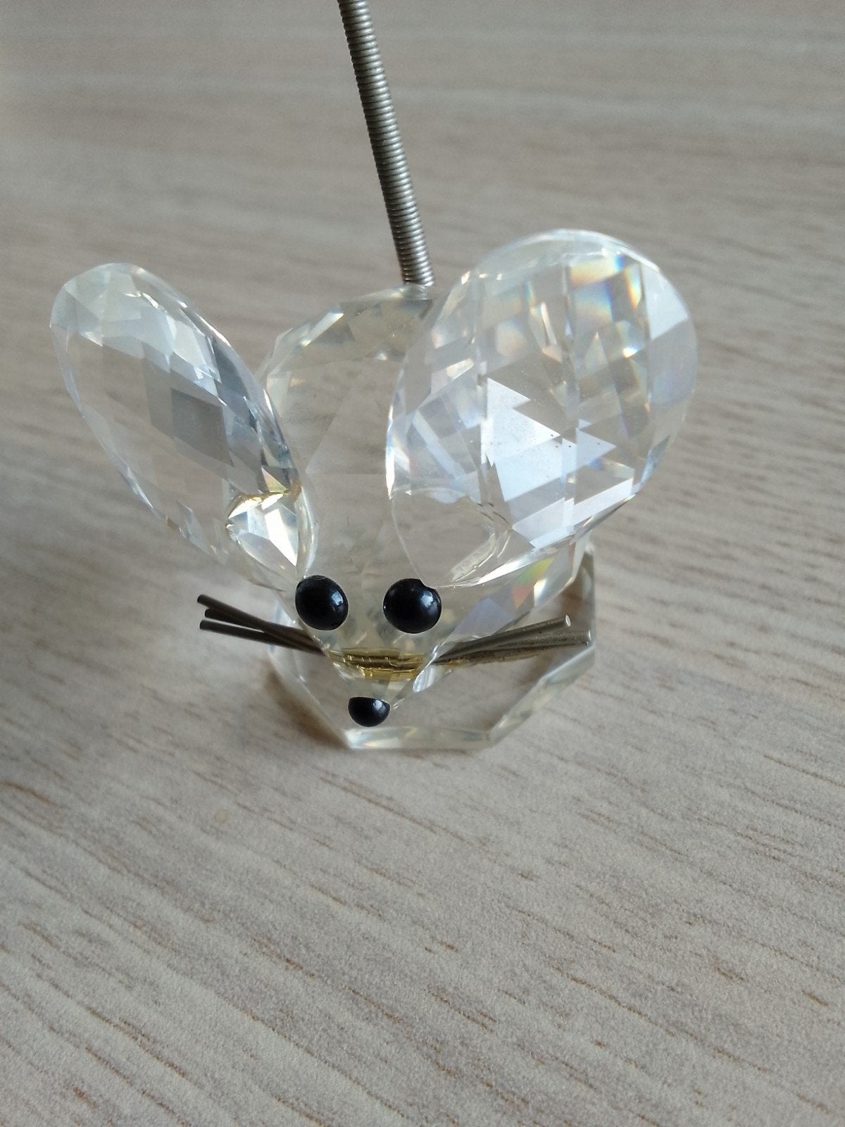 Swarovski kristallen muis 4 cm gemeten zonder staart, Verzamelen, Ophalen of Verzenden, Zo goed als nieuw, Figuurtje