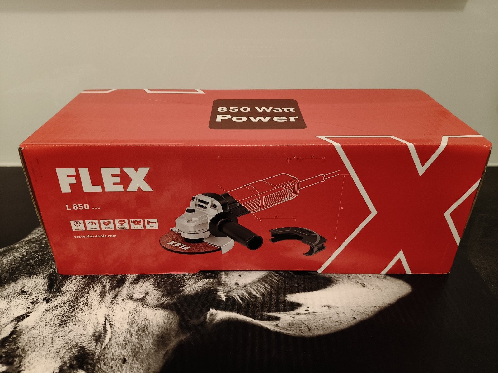 Flex L 850 Haakse Slijper, Ophalen, Nieuw, 700 tot 1000 watt, Haakse handslijpmachine