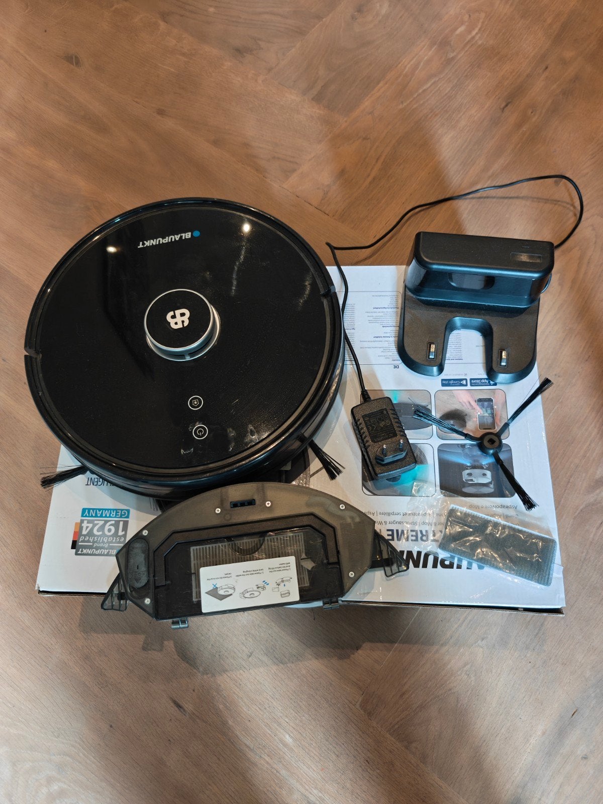 Blaupunkt Bluebot Xtreme Robotstofzuiger met Dweilfunctie, Overige merken, Ophalen of Verzenden, Zo goed als nieuw, Robotstofzuiger