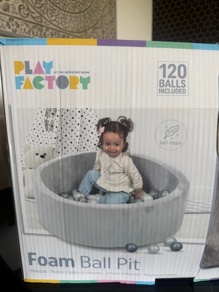 Play Factory Foam Ball Pit met 120 ballen, Ophalen of Verzenden, Nieuw, Jongen of Meisje
