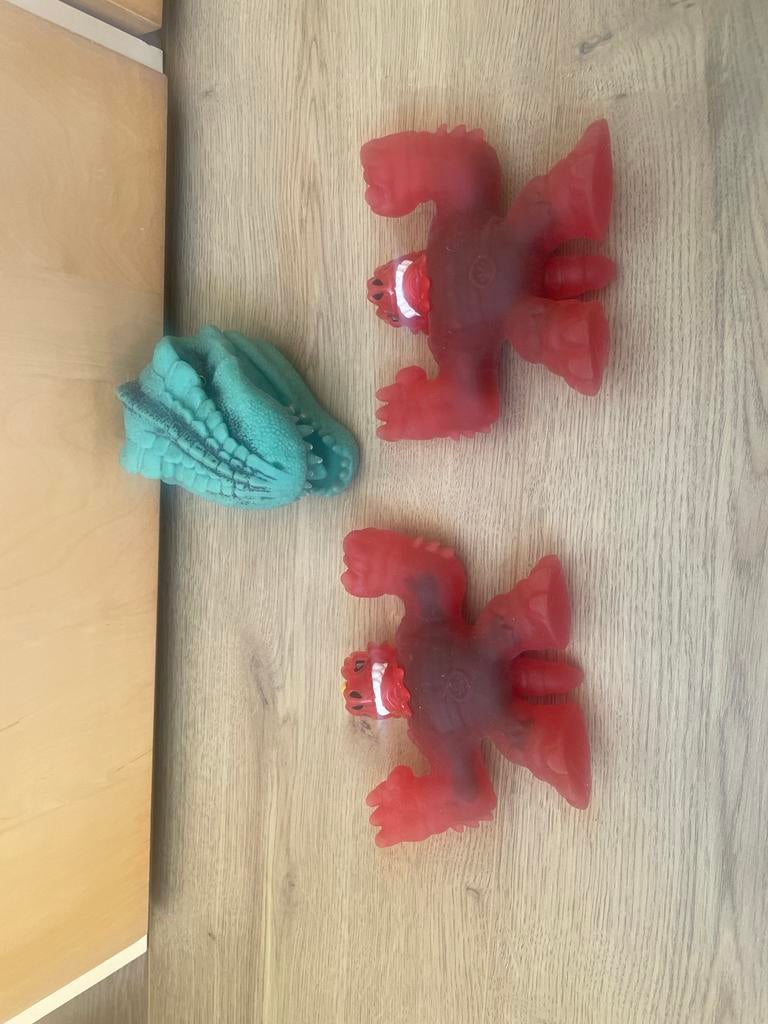 Goo Jit Zu actiefiguren en dinosaurus handpop, Kinderen en Baby's, Speelgoed | Overig, Gebruikt, Jongen of Meisje, Ophalen