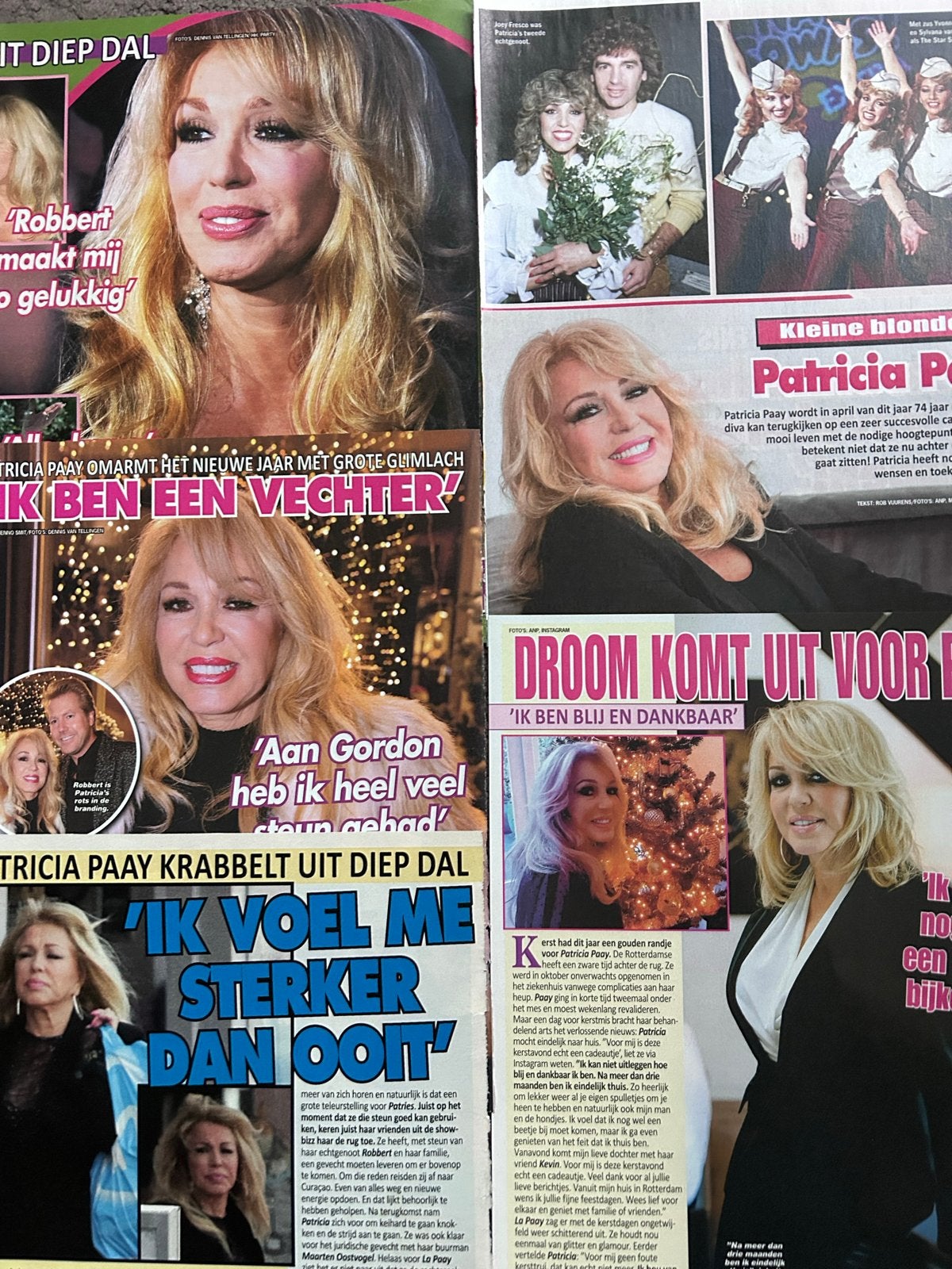 100 knipsels van Patricia Paay, Ophalen of Verzenden, 1980 tot heden, Nederland, Knipsel(s)