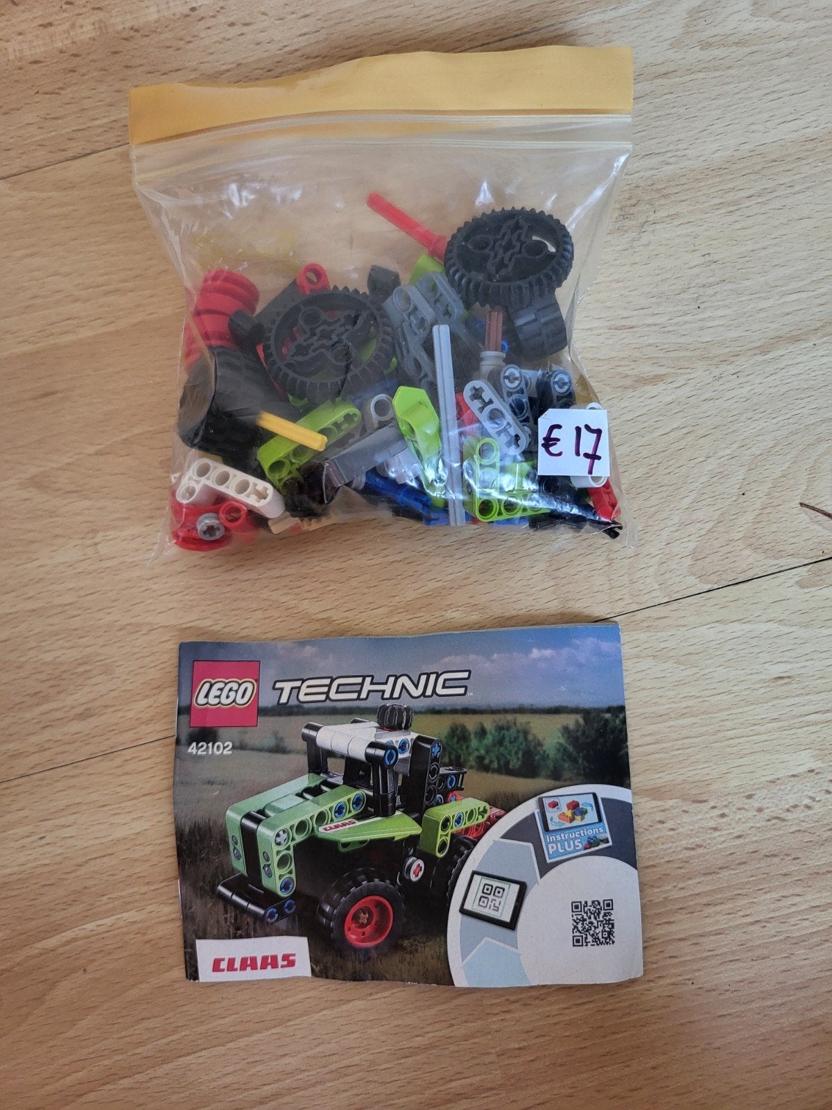 Lego Technic 42102 Claas Xerion tractor onderdelen, Ophalen of Verzenden, Gebruikt