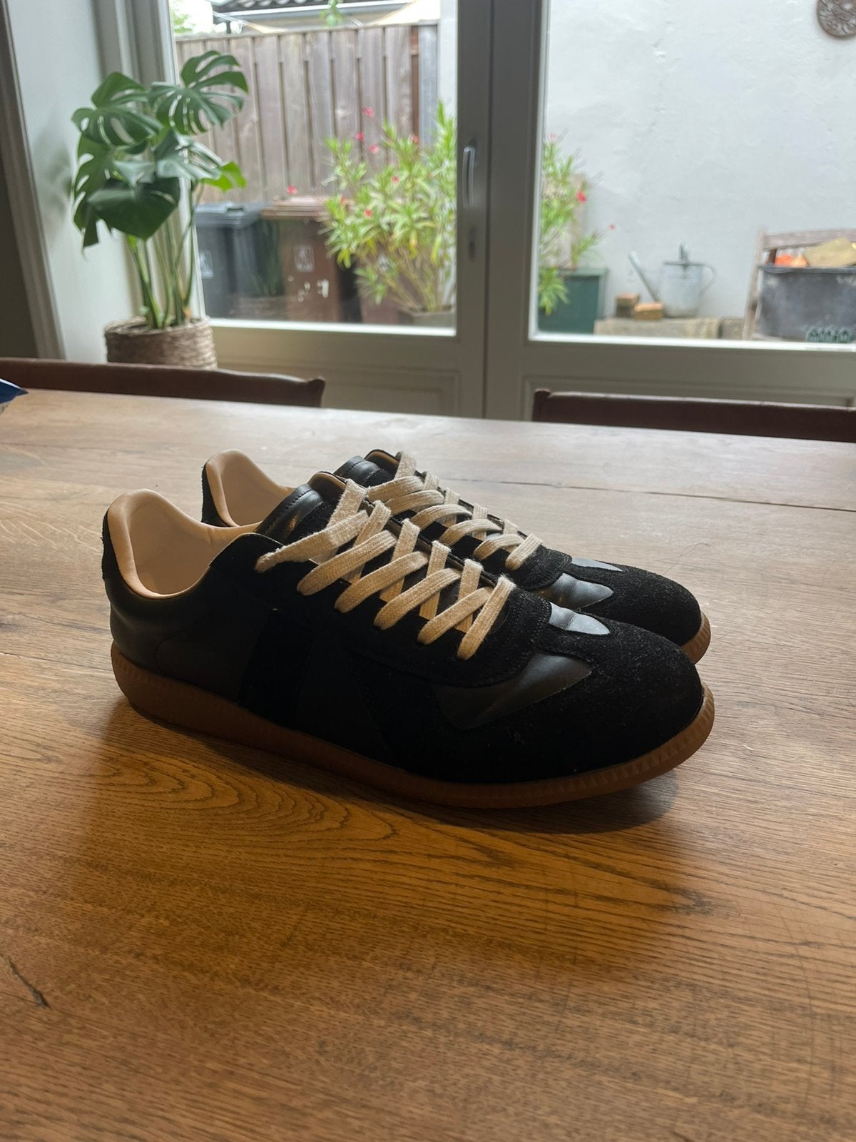 Maison margiela schoenen, Kleding | Heren, Verzenden, Zwart, Overige typen, Zo goed als nieuw