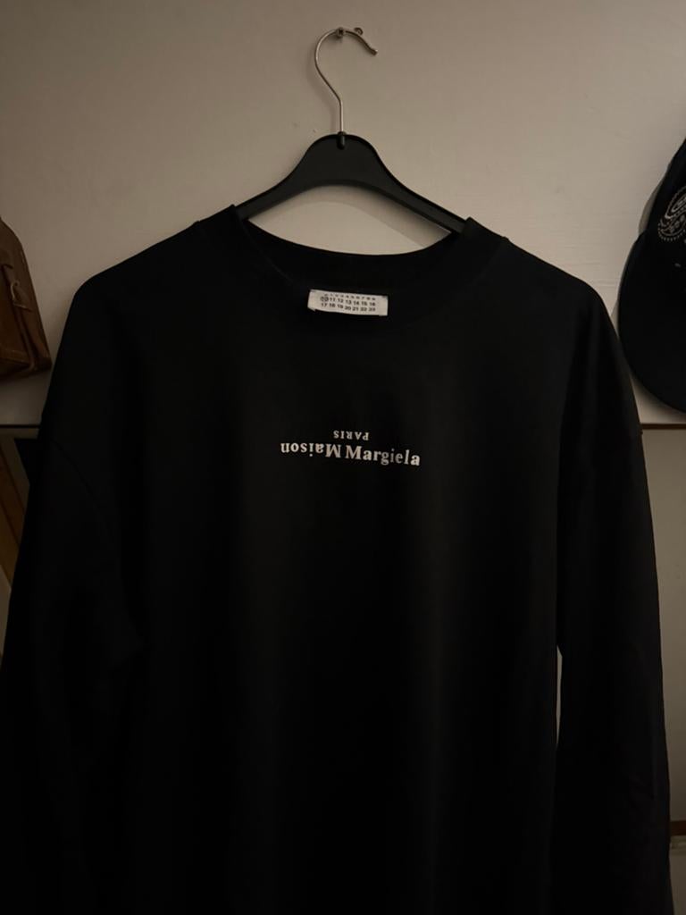 Maison margiela longsleeve maat M, Ophalen of Verzenden, Nieuw, Maat 48/50 (M), Zwart
