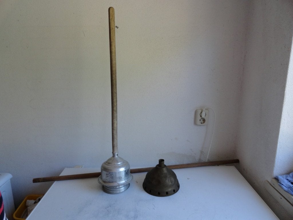 Wasstamper, der echte Super Wasching en een koperen, Antiek en Kunst, Ophalen of Verzenden