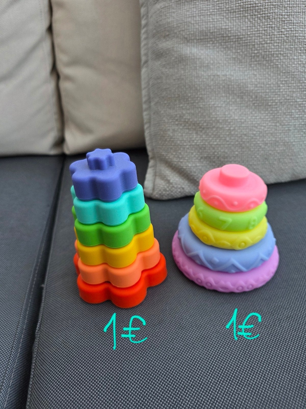 Leuk speelgoedpakket voor baby's en peuters, Ophalen of Verzenden, Zo goed als nieuw, Rammelaar, Met wieltjes