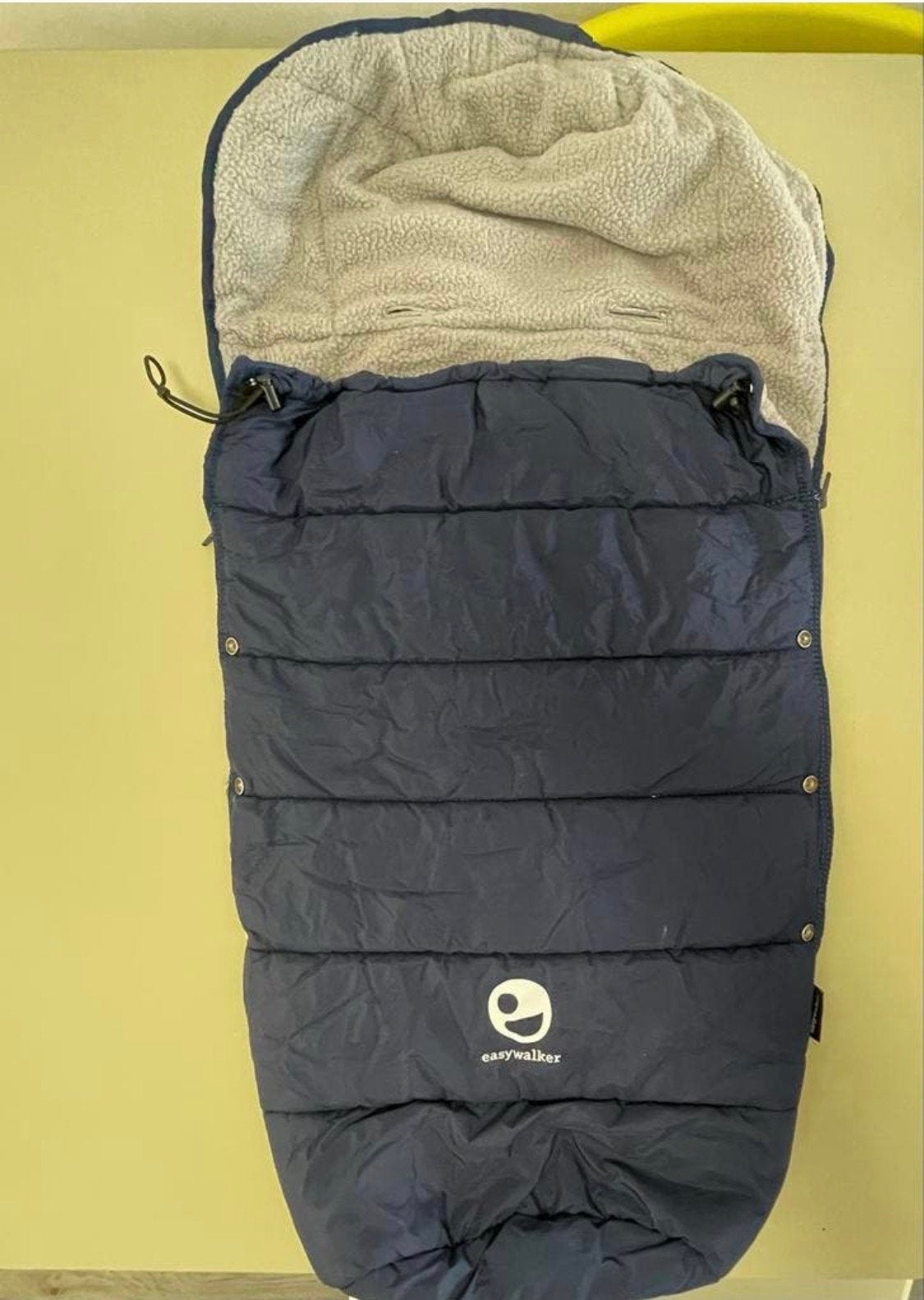 2x Easywalker Voetenzak - Blauw, Gebruikt, Verzenden, Overige merken, Gevoerd