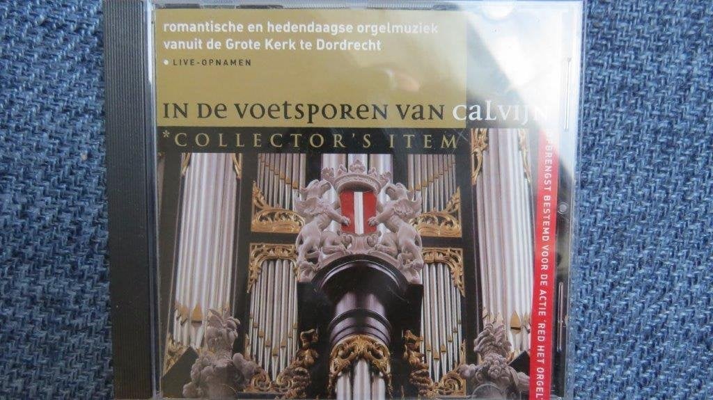 Cd orgel: In de voetsporen van Calvijn, Grote Kerk Dordrecht, Ophalen of Verzenden, Zo goed als nieuw, Gospel