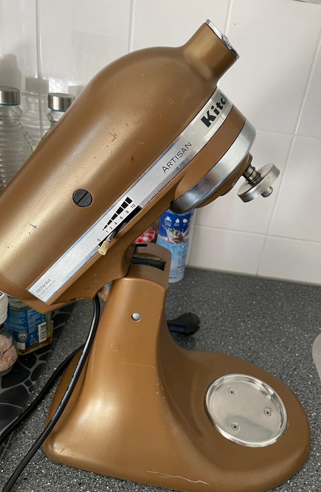 Kitchenaid keukenmachine Artisan, 4 liter of meer, Ophalen, Zo goed als nieuw, 3 snelheden of meer