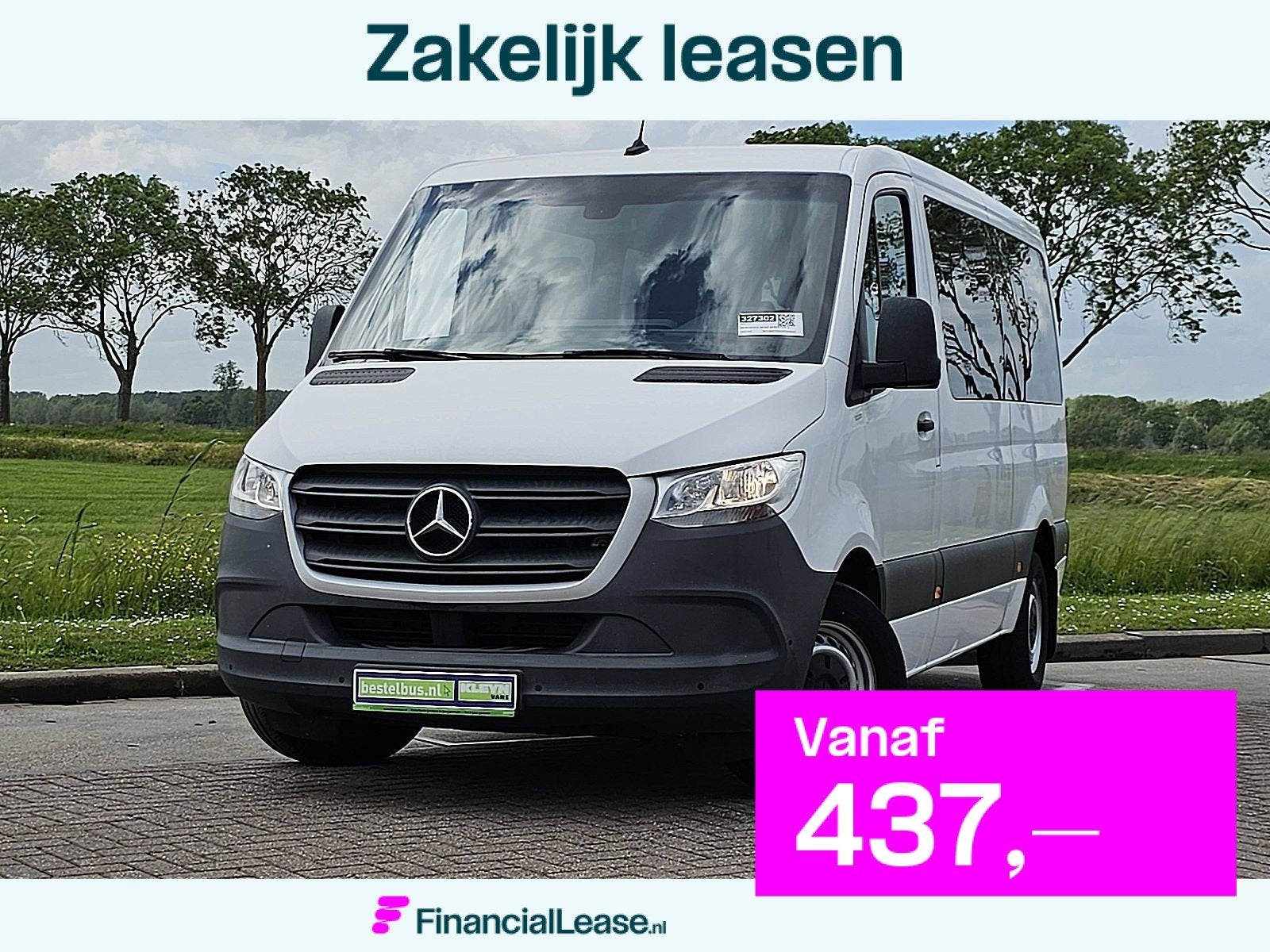 MERCEDES-BENZ SPRINTER 311 l2h1 9-pers tourer!, Gebruikt, Euro 6, Wit, Mercedes-Benz
