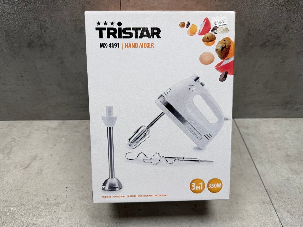 Tristar handmixer 3 in 1 - MX-4191 - NIEUW - 11144, Ophalen of Verzenden, Nieuw