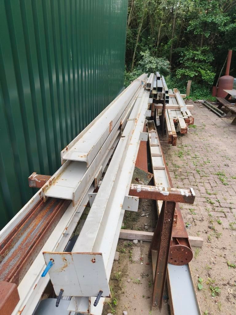 Stalen balken, Ophalen, Gebruikt, IJzer