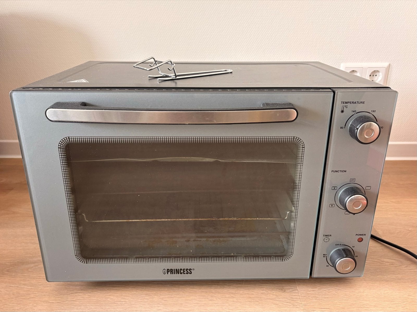 Princess Mini-oven met grillfunctie - Compact en compleet, Witgoed en Apparatuur, Ovens, Ophalen, Minder dan 45 cm, Gebruikt, Hete lucht