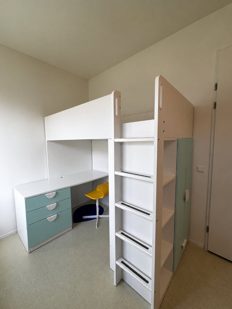 Mooie Smastad hoogslaper met bureau, Kinderen en Baby's, Ophalen, Zo goed als nieuw, Hoogslaper