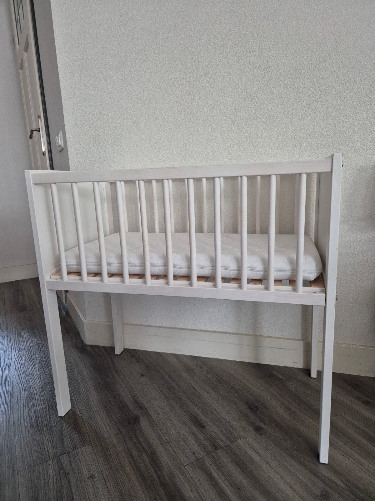 Wit baby Wiegje inclusief beddengoed, Ophalen, Gebruikt, Wieg