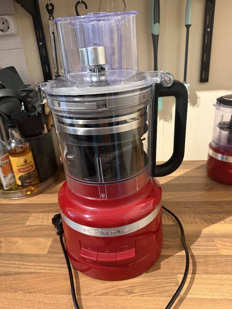 Kitchenaid foodprocessor 3,1ltr, Witgoed en Apparatuur, Keukenmixers, 3 tot 4 liter, Ophalen of Verzenden, Zo goed als nieuw, 2 snelheden