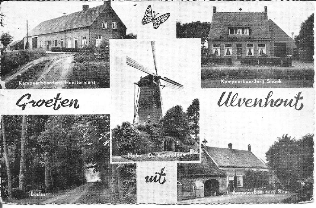 Groeten uit Ulvenhout, Ophalen of Verzenden, 1960 tot 1980, Gelopen, Noord-Brabant