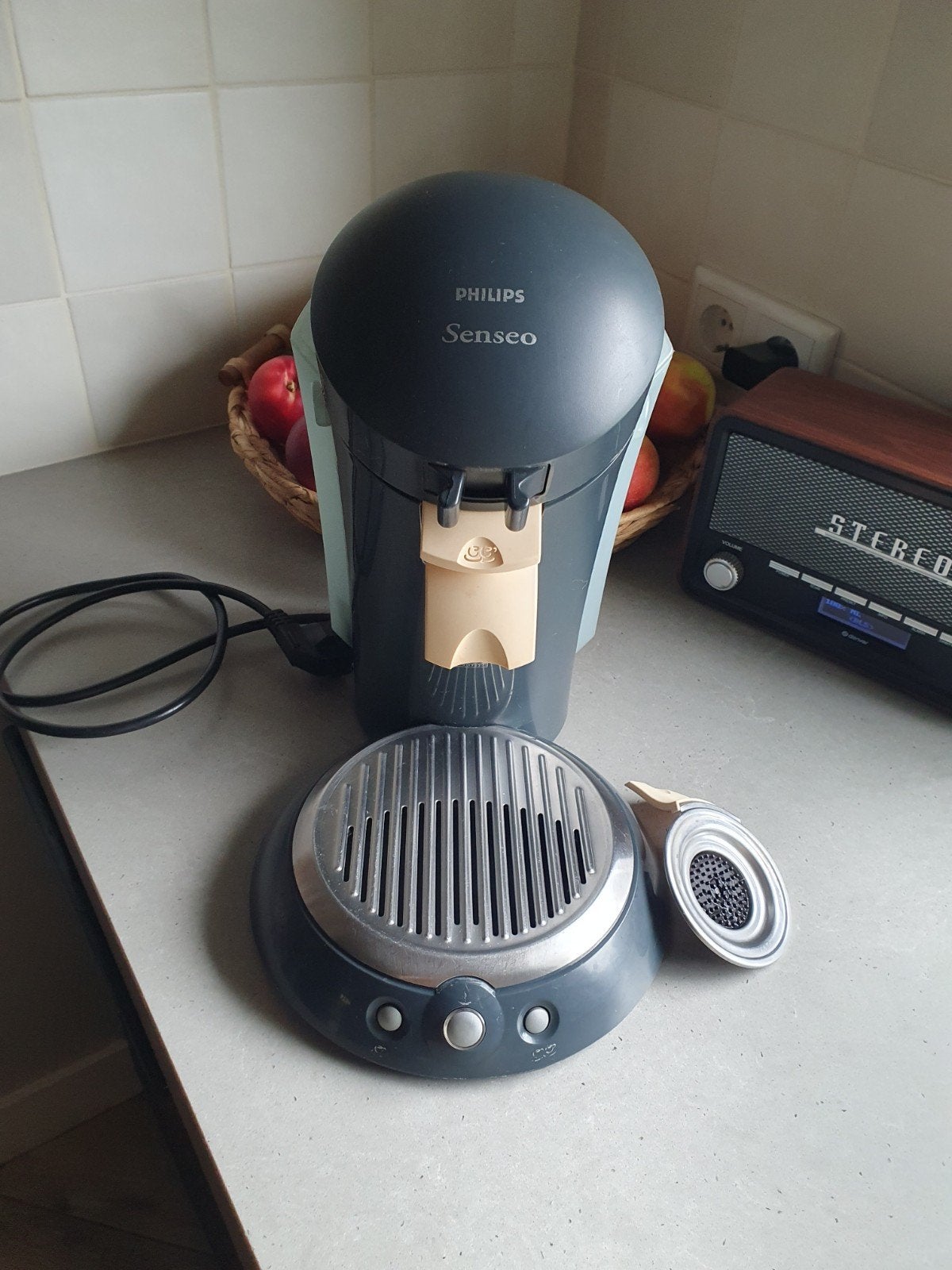 senseo blauw, Ophalen, Zo goed als nieuw, Koffiemachine