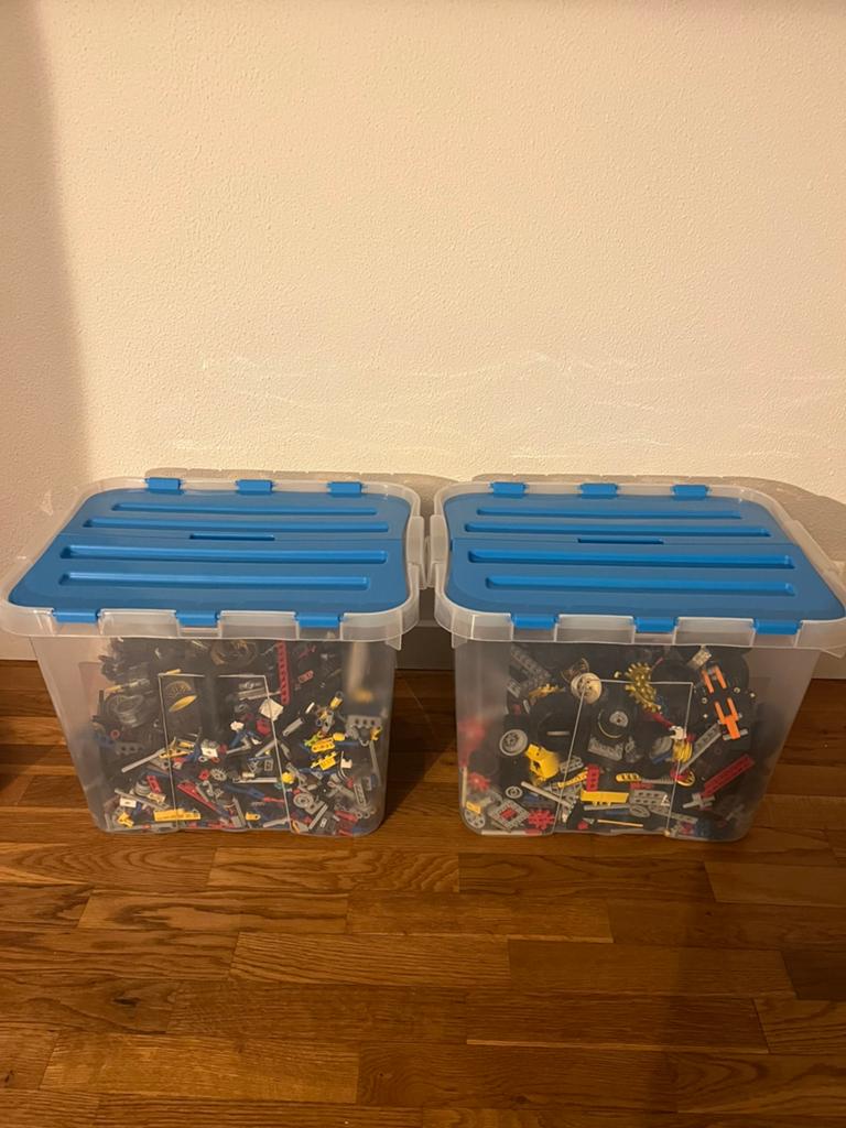 Lego Partij/Lot 8,3kg/kilo Bakken Technic Onderdelen, Gebruikt, Lego, Ophalen of Verzenden, Technic