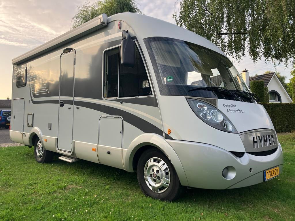 Mooie Hymer camper, Caravans en Kamperen, Campers, Integraal, Ringverwarming, Fietsendrager, 6 tot 7 meter