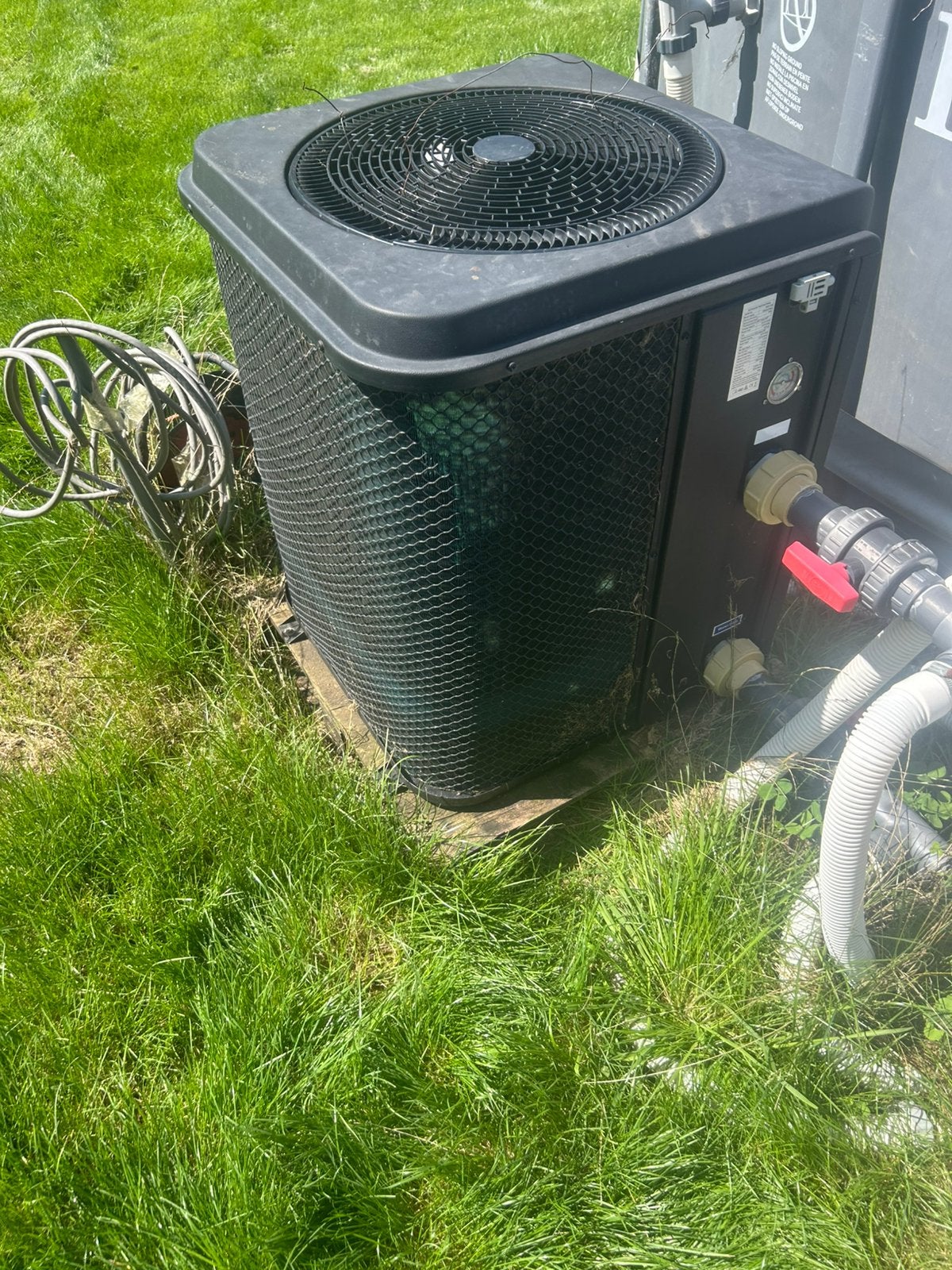 Zwembad warmtepomp, filter zoutelektrolyse, Tuin en Terras, Vijver-toebehoren, Ophalen, Zo goed als nieuw