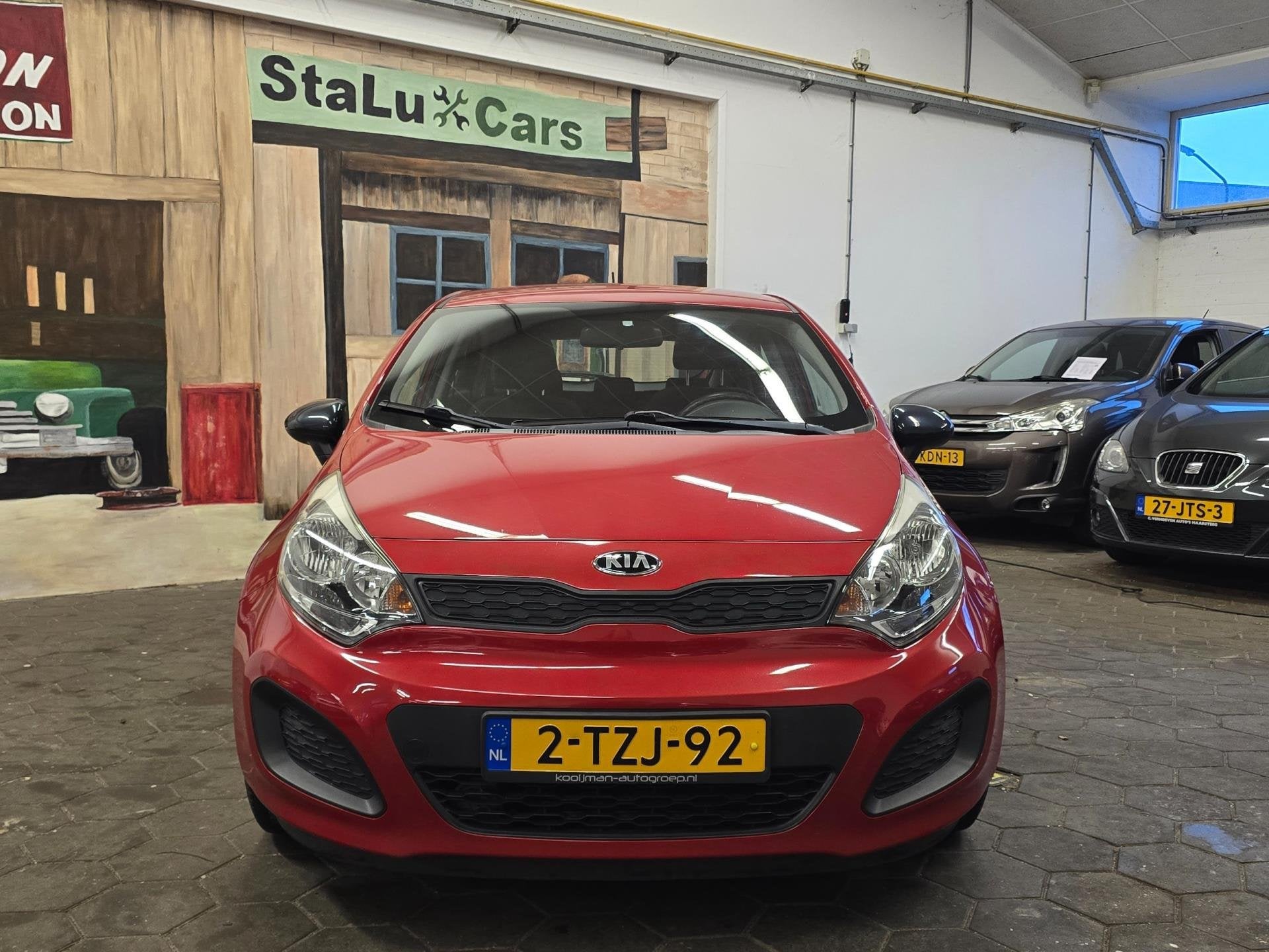 Kia Rio 1.2 CVVT ComfortLine/AIRCO/N.A.P/HISTORIE AANWEZIG/, Auto's, Zwart, 4 cilinders, Origineel Nederlands, Bedrijf