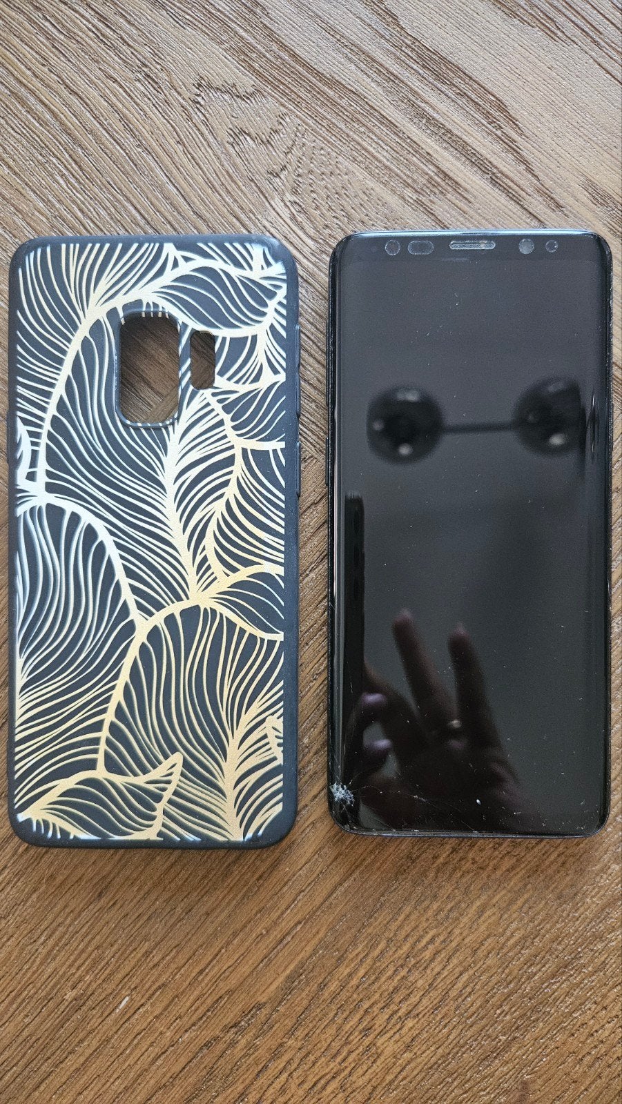 Samsung Galaxy S9 Duos - Onzekere werking, schermschade, Zwart, Touchscreen, Ophalen of Verzenden, Niet werkend