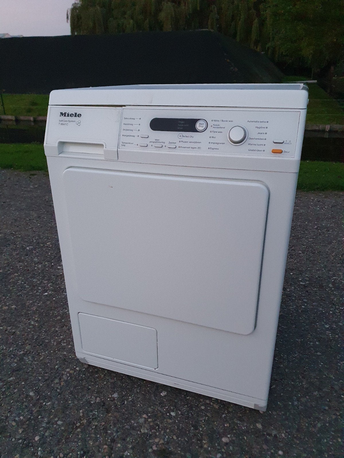 Miele condens droger wasdroger Bezorging mogelijk, 6 tot 8 kg, Anti-kreukfase, Ophalen of Verzenden, Zo goed als nieuw