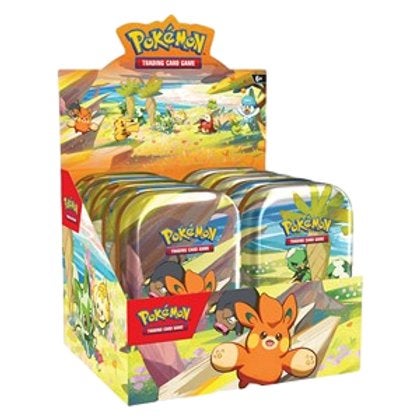 Pokémon Paldea Friends Mini tin Display, Ophalen of Verzenden, Zo goed als nieuw, Overige typen